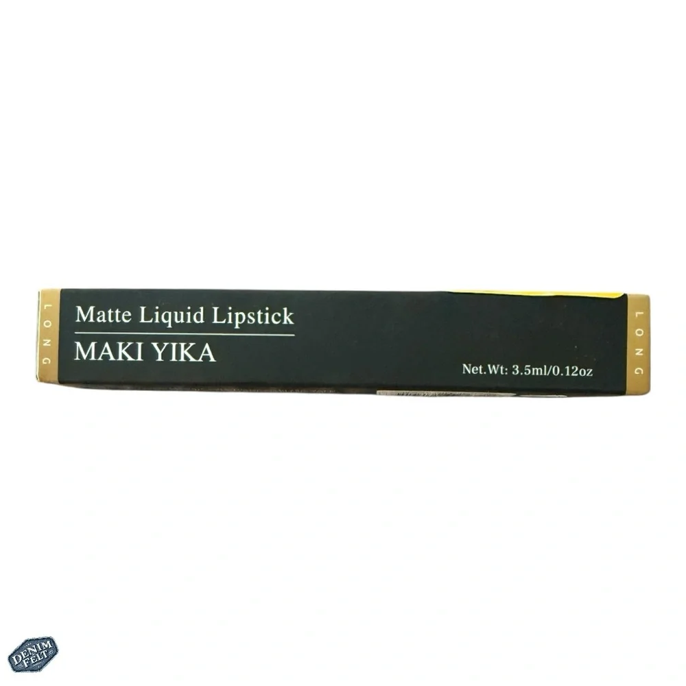 MAKI YIKA Brown Red Color Stay Long Lasting Matte Liquid Lipstick|‎ Party Go!